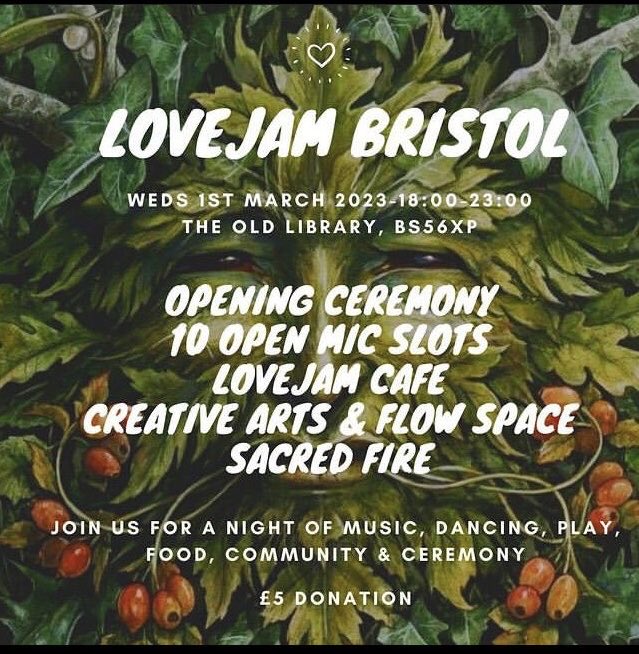 #LoveJam #Bristol Wednesday March 1st #jam @TheOldLibrary