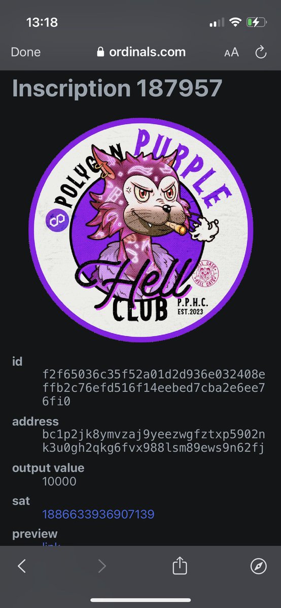 Polygon Purple Hell Club tweet media