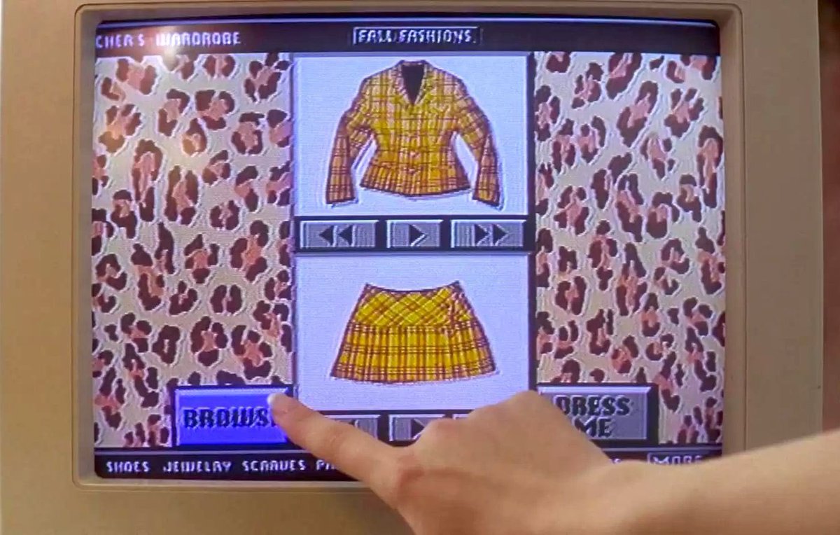 The fact that no one has replicated Cher Horowitz’s closet outfit choosing technology into an iOS app is a travesty. WHERE are the women in STEM?