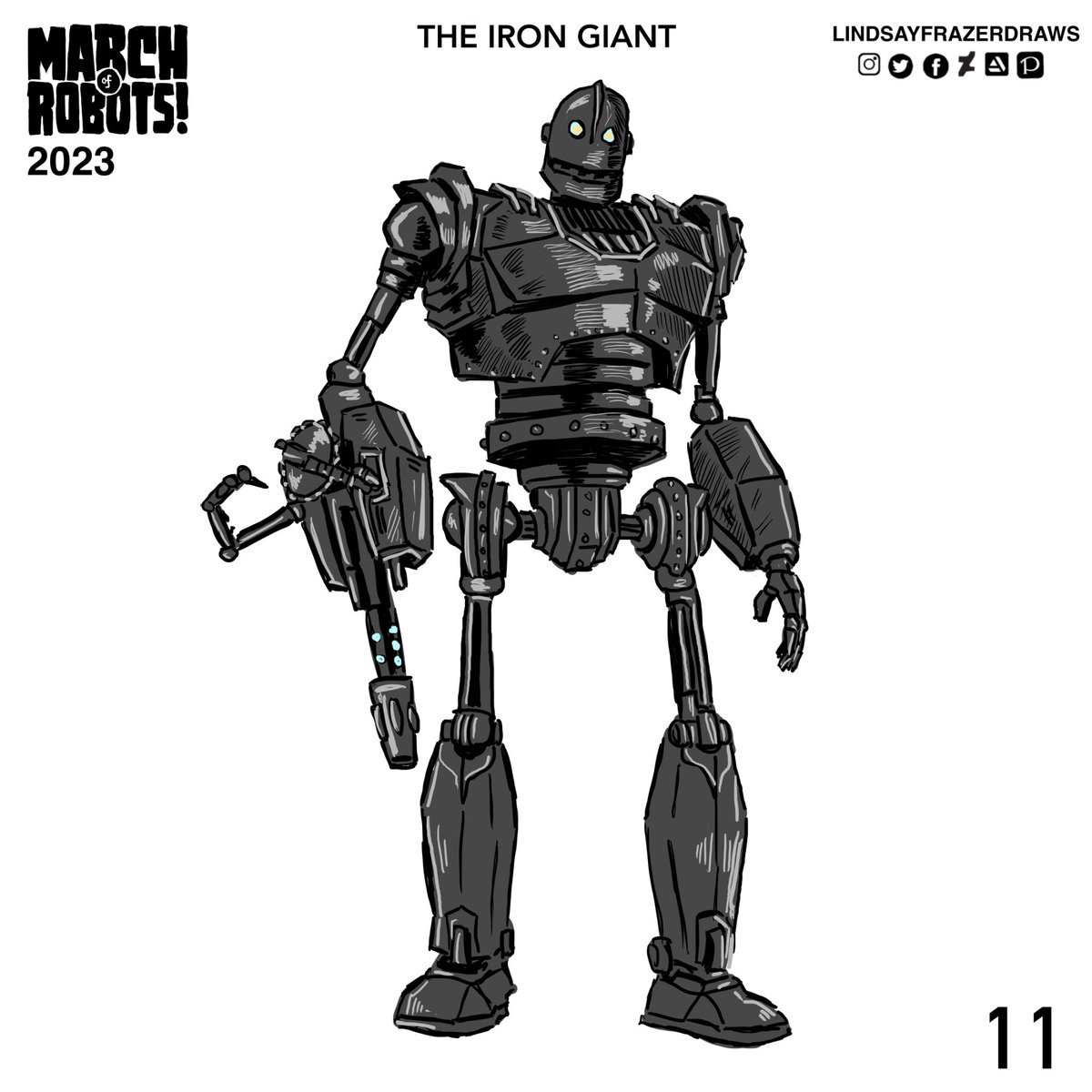 LindsayFrazer5's tweet photo. March of robots 2023
#marchofrobots #marchofrobots2023 #robot #ronots #mecha #animeart #drawing #drawings #art #artwork #scifiart #theirongiant #irongiant #scifiartwork #characterillustration #digitalart #digitaldrawing https://t.co/1YIEtRVZlH