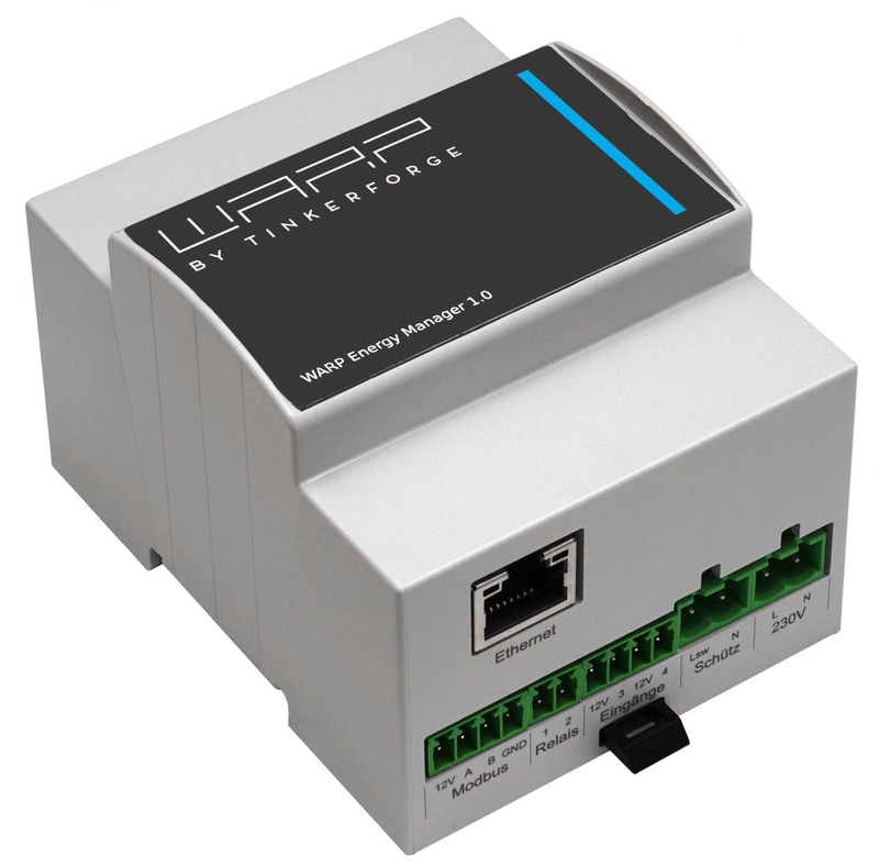 TinkerForge's tweet photo. We just released the WARP Energy Manager!

It adds PV excess charging, phase switching and much more for WARP Chargers.

https://t.co/RMvhVAtceI (DE)
https://t.co/z8ZriCEgr4 (EN) https://t.co/VT4FAXbesk