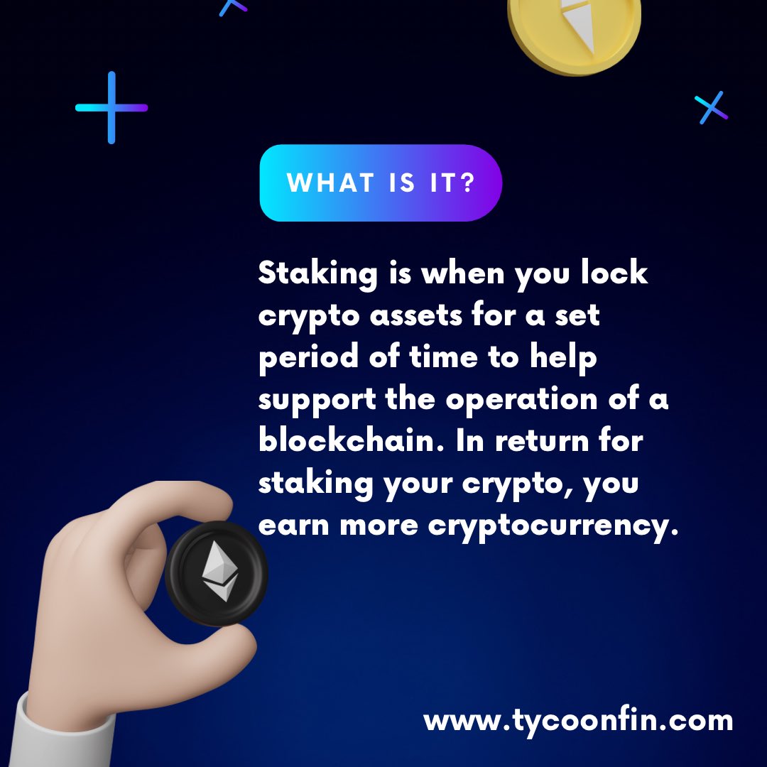 FintechTycoon's tweet photo. Want to earn more with your crypto holdings? Staking is the way to go! By locking up your coins, you not only help secure the network but also earn passive income. Learn more about staking and its benefits today! #staking #cryptocurrency #passiveincome https://t.co/11sAHgmYxJ