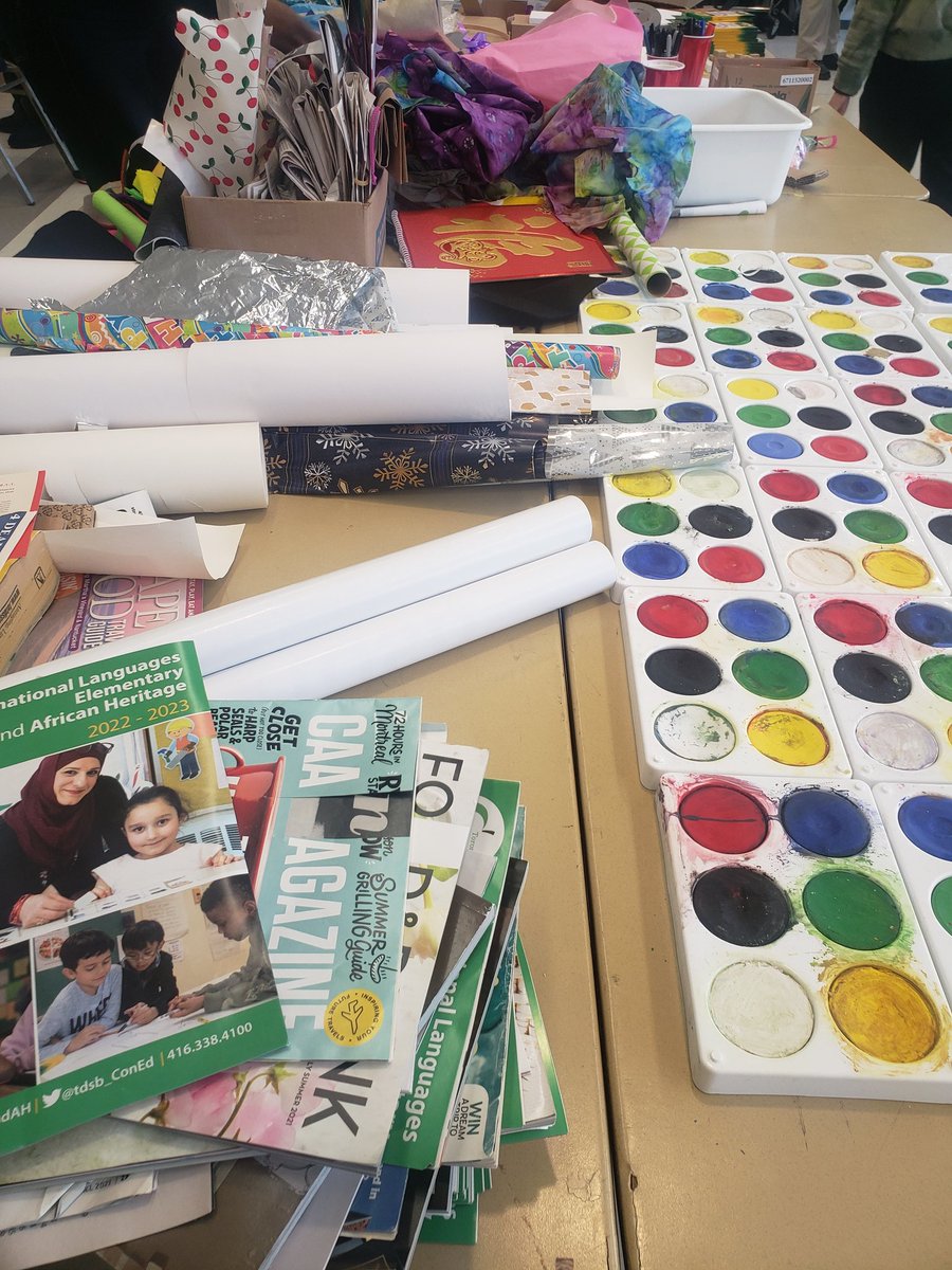 teachlearn4life's tweet photo. Getting creative with my @MilitaryTrailPS colleague and other @tdsb teachers to experience the creative process @TDSB_Arts. 
Thank you #tdsbcteates https://t.co/qDuoweE0An