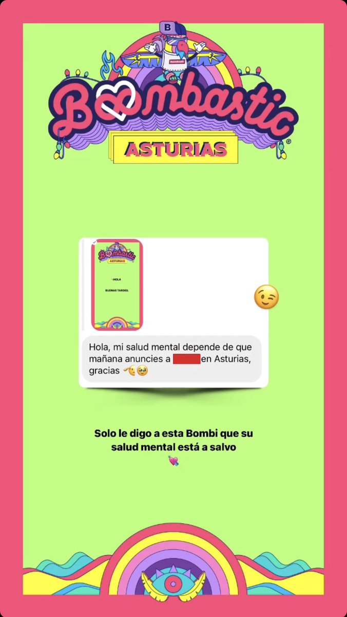 Celia75562522's tweet photo. Estoy buscando a la dueña del mensaje para que nos lo aclare. 
#Boombastic #BoombasticAsturias #Boombastic2023 https://t.co/ViogljnVUo