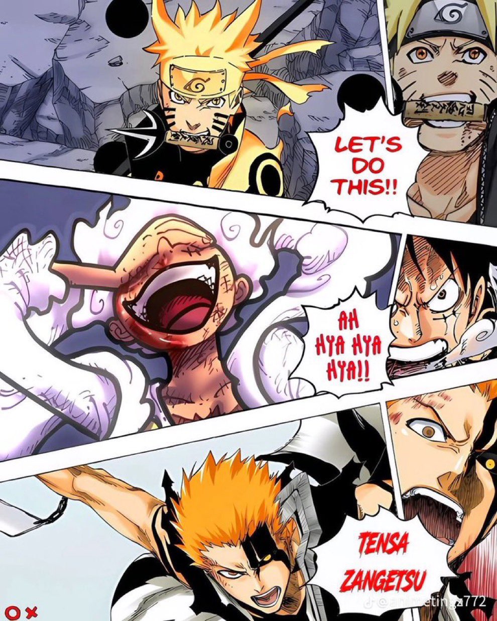 Ichigo vs Luffy vs Naruto