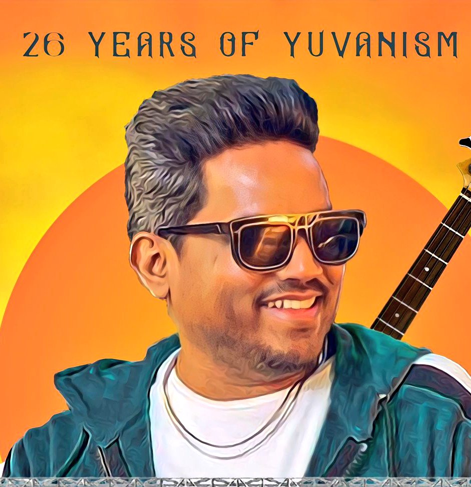 glamoursathya05's tweet photo. #Yuvan26 Years of @thisisysr in Cinema Industry
@thisisysr Music ๐ถ
#26YearsOfYuvanism #YuvanShankarRaja #26YearsOfYuvan https://t.co/lgMgXfLFvv
