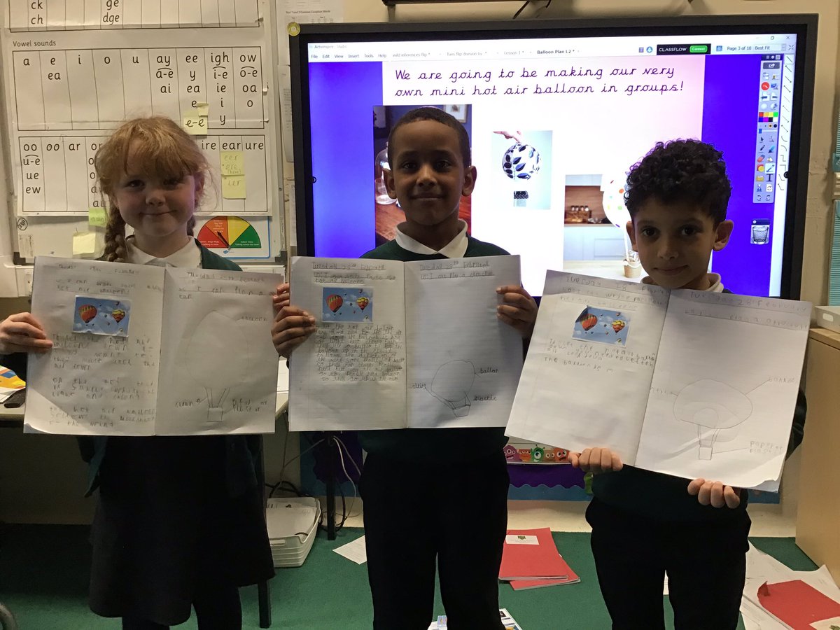 Elton1P's tweet photo. We have been finding out about hot air balloons as part of Design and Technology work, we really enjoyed it!@EPSElton https://t.co/sHOzNm6Pfk