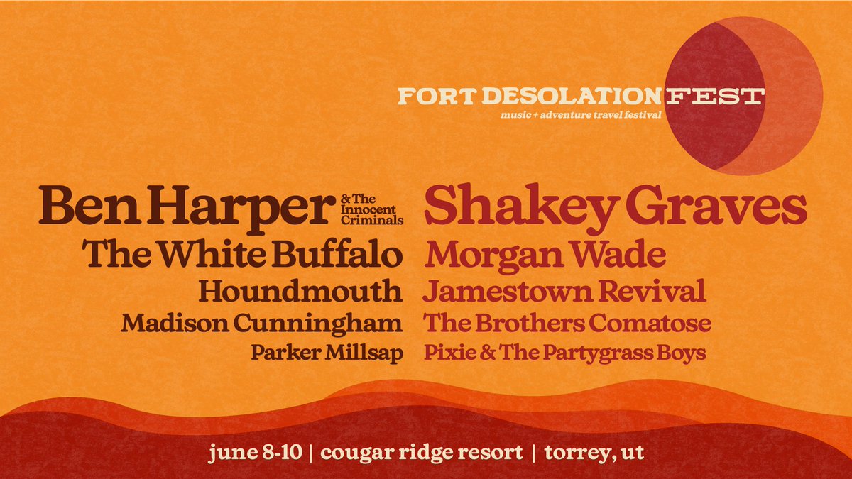 WestwordStreet's tweet photo. Join us for a three-day music and adventure travel festival at the gateway to Utah’s Capitol Reef National Park. The secret is out about this event, so get your passes and camping spots before it's too late. Tickets at https://t.co/LZBF276awb #FortDesolationFest https://t.co/Zn6PliRc5i