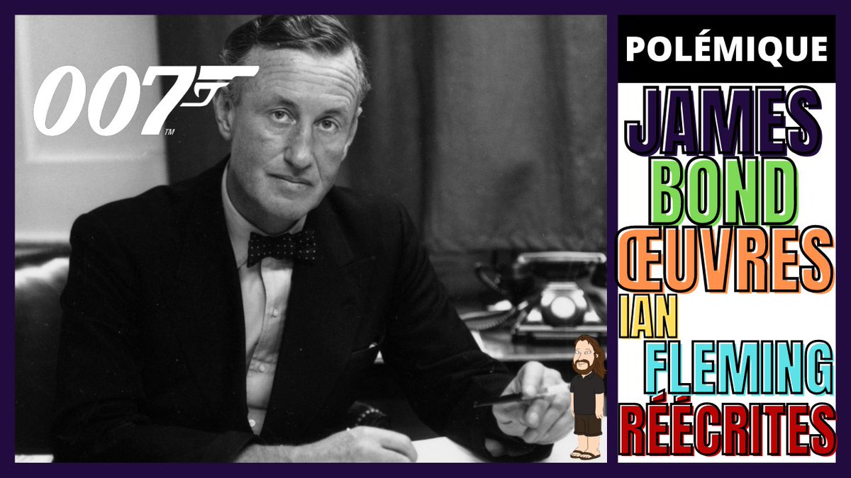 ŒUVRES DE IAN FLEMING 'LES AVENTURES DE JAMES BOND' RÉÉCRITES 'OFFENSANTES'
✨youtube.com/watch?v=N7cF7p…✨
#JamesBond #Révision #racisme #afroamericain #black #goldeneye007 #asianlivesmatter #femmes #woke #Ideologie #homosexualité #feministe #IanFleming #RonaldDahl