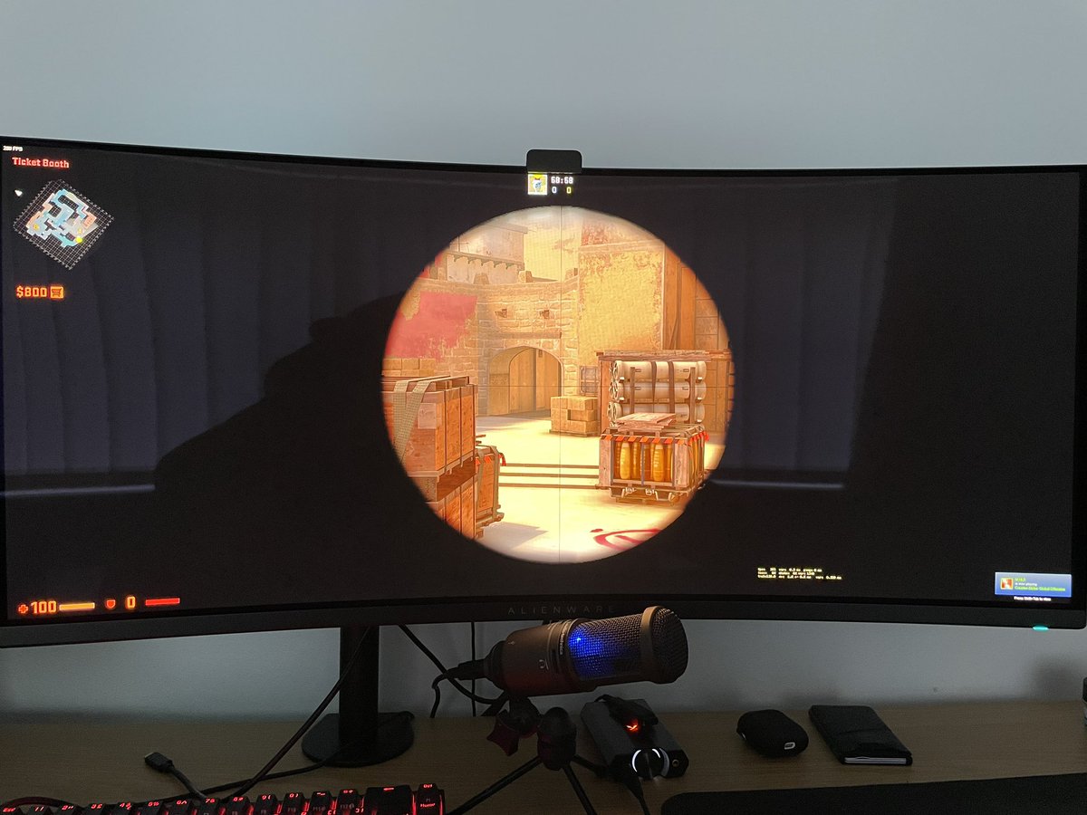 HizYCS's tweet photo. @Wayn3cs Haha 😂 awping looks like your shooting through a Pringles can https://t.co/cOby8di4rb