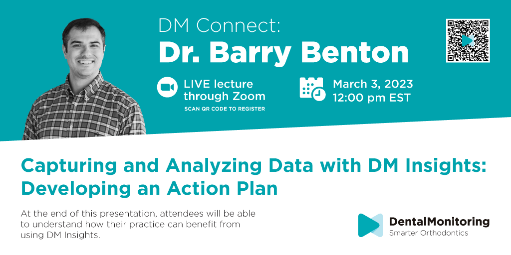 LIVE LECTURE: Register today for a live lecture from Dr. Barry Benton of Braces by Benton about using your practice data to further your practice. Lecture is March 3 at 12pm EST. Register here: us02web.zoom.us/webinar/regist…