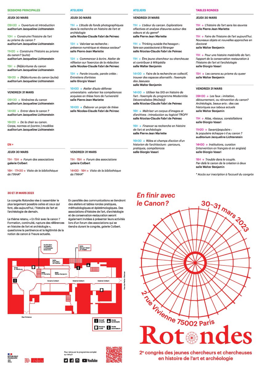 Les jeunes chercheureuses de l'INHA tweet media