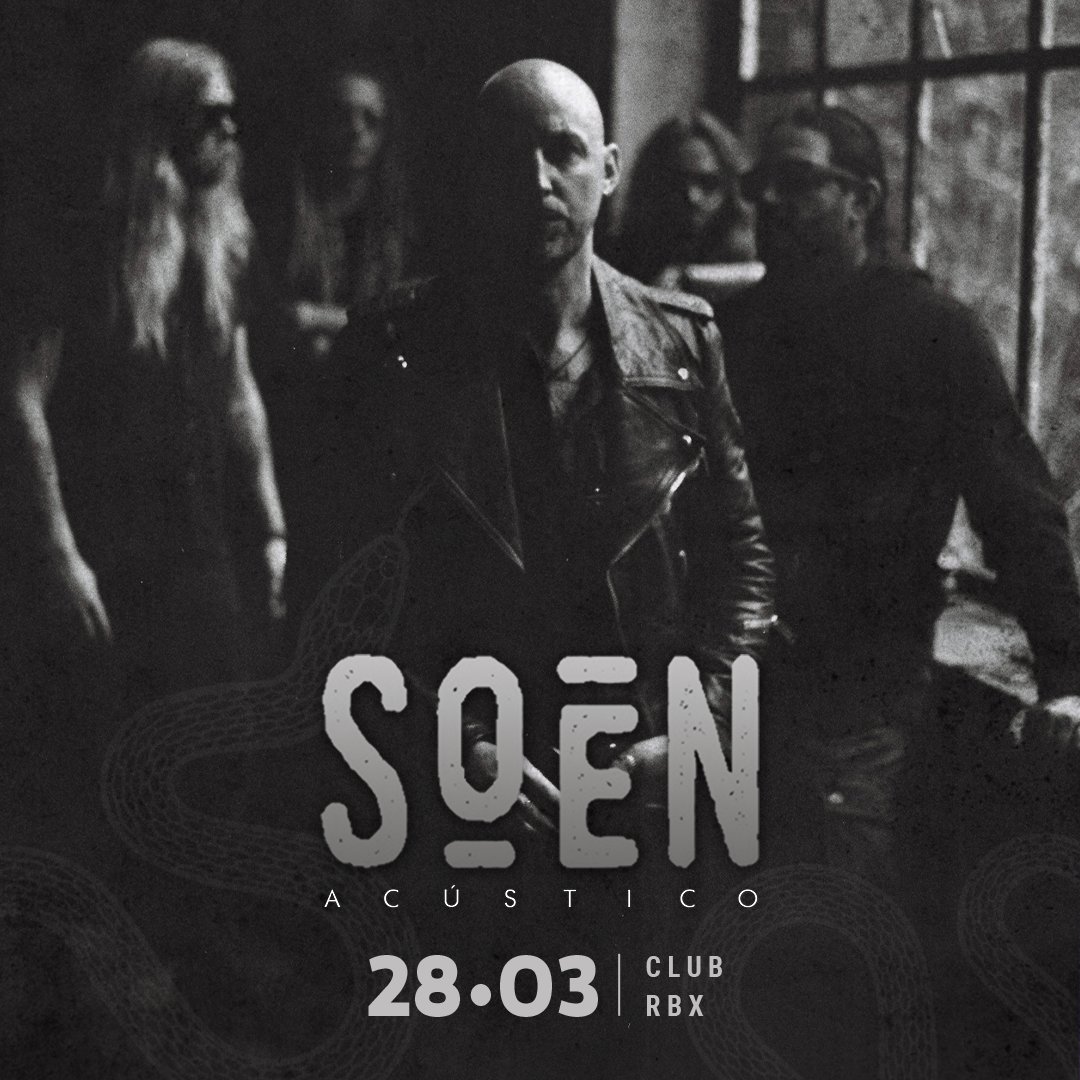 Fanáticos del metal progresivo 🤟😀 Luego de varios años... <a href="/soenmusic/">SOEN</a> regresa a los escenarios locales 😱 🖤 Un reencuentro para revivir lo mejor de sus éxitos . Este 28 de marzo en Sala RBX ¡Apura! 

🎟 La venta ya se encuentra disponible 🤟
👉🏼 bit.ly/3mfgUyh