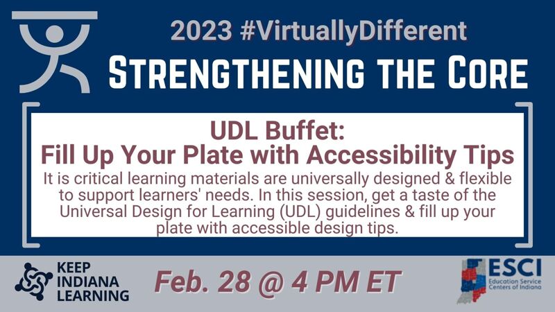 Brenny_Kummer's tweet image. Looking forward to this afternoon&apos;s Shift and Lift Summit from @KeepINLearning (and amazing educational centers in the state). Join my session &quot;UDL Buffet&quot; at 4 PM ET to fill up your plate with UDL and accessibility tips! events.zoom.us/ev/AvSkXRSAd4D…

#bcscudl #virtuallydifferent