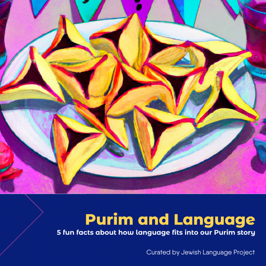 jartskolture's tweet photo. We all agree that the Purim story is iconic✨but, did you know that it also tell a different story: the story of the diversity of the Jewish Diaspora?

Start your Purim prep early this year with these fun-facts from @JewishLanguages, available in full on https://t.co/P6fKDzOlaQ! https://t.co/8OcCVaXXuC