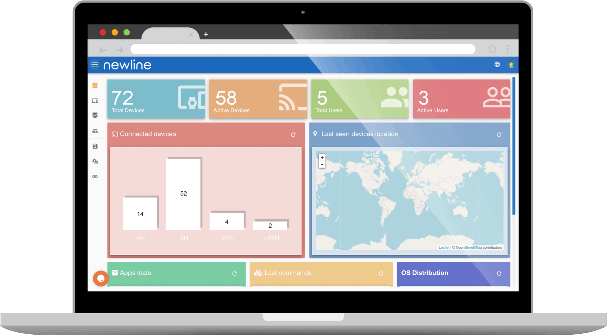 Newline Display Management makes your IT team's life so much easier! The secure, cloud-based device management app makes mass firmware updates, setting changes, and notifications easy all from the comfort of your desk! Learn more by visiting:  hubs.ly/Q01DDY8L0