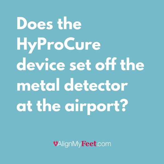 HyProCure's tweet photo. Since HyProCure® is made of titanium, it won’t set of metal-detectors and recipients can still undergo MRI or CT scans. Learn more at https://t.co/p2LPfSnSLv
#hyprocure #footdoctor #travel #travelgram #running #activelifestyle #activekids #athletes #athlete https://t.co/x4MI7BJDLw