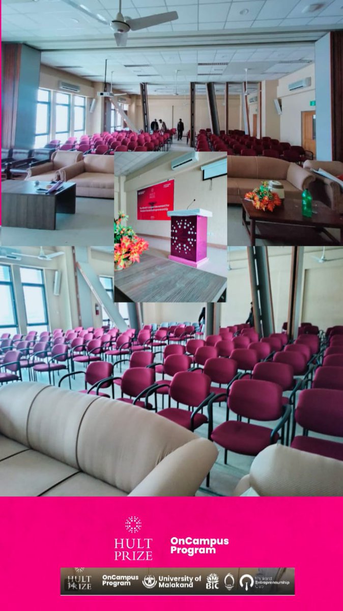 suleman932's tweet image. Preparations done for tomorrow&apos;s final of the hult Prize at University of Malakand
#HultPrize8UoM #OnCampusProgram
