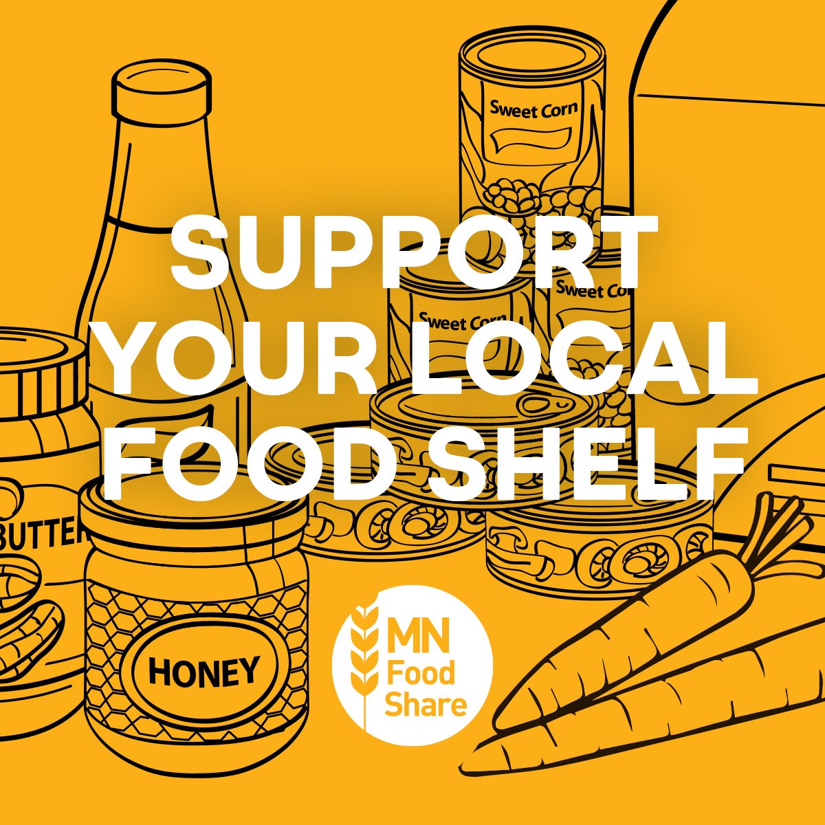 SCDCAP's tweet image. It’s #MinnesotaFoodShare campaign month! Our goal is to raise $125,000 and collect 225,000 pounds of food to support our neighbors in need. We can’t wait to see how our community finds innovative strategies to put a #CAPonHunger between February 27th and April 9th.