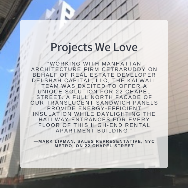 Rounding out the month with a project we ❤️ is Mark Lipman and 22 Chapel Street. #KalLOVEit!