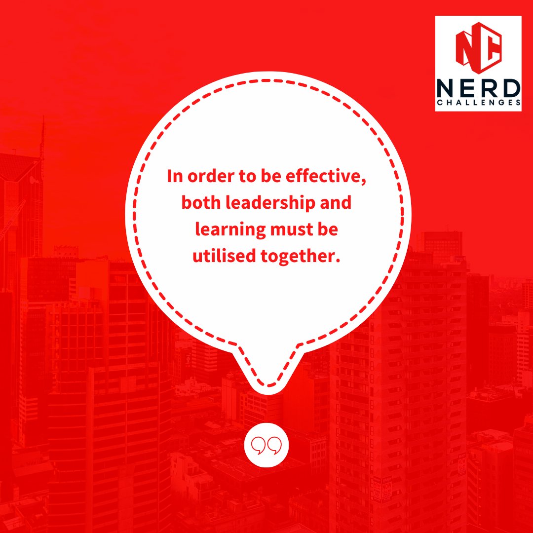 In order to be effective, both leadership and learning must be utilised together. For more go to:
.
.
.
nerdchallenges.com
#techgeek #technologyblog #latesttechnology #technologytrends #technews #techblog
#technologynews #programmer #programinglife #programingtips #custom