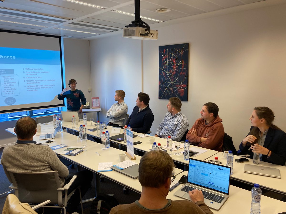 The next generation of local and regional water managers visited us in Brussels. Young professionals from the <a href="/EUWMA_network/">EUWMA</a> shared their challenges and solutions, really inspiring! <a href="/waterschappen/">Unie v Waterschappen</a>