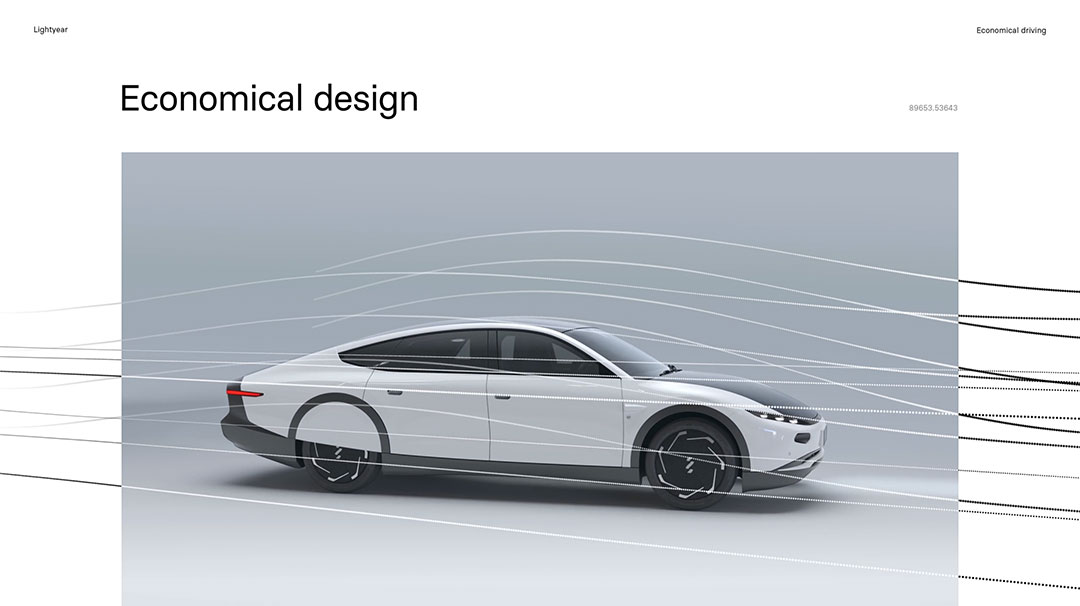 stash_magazine's tweet photo. “Our thought was the #design language should feel refined, beautiful in its simplicity"

#Amsterdam studio @plusoneams drops a finely crafted #explainer for SEV maker @lightyear_cars 

Watch: https://t.co/HPS1k9Usd7

#motiondesign #DesignThinking #graphicdesign #solarpower #cars https://t.co/pyPJQNNmLl