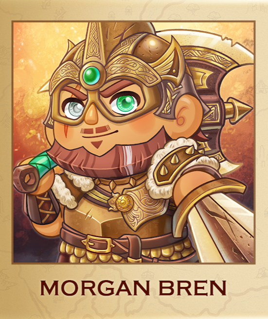 SkyborneLegacy's tweet photo. Uncommonly tall and strong, Bren is the only human mercenary ever to have been hired to fight alongside the warriors of the Northern Orc tribe. With his rough manners and huge bulk, he fits in well.

#SkyborneLegacy #NFT #TeamMorgan https://t.co/2WGSgJjNSc