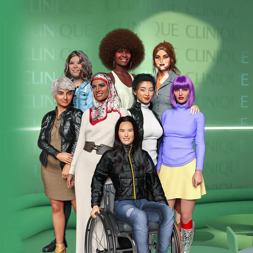 Tbt to our collab with <a href="/Clinique/">Clinique</a>! Lucky NFP holders got to experiment with six unique looks created by global makeup artists and creators celebrating diversity. Let's keep pushing for a more inclusive Metaverse! #NFP #web3 opensea.io/collection/cli…