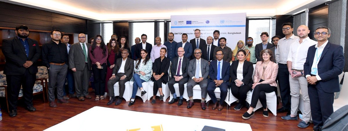 Switch to Circular Economy Value Chains (@switchcircular) on Twitter photo Excellent discussion today co-organized with #NCCI and <a href="/brandbgmea/">BGMEA</a> in Dhaka #Bangladesh on the #CircularEconomy opportunities and challenges in the #RMG
Read more: switchtocircular.eu/news-and-event…
<a href="/EU_Partnerships/">EU International Partnerships 🇪🇺</a> <a href="/Ulkoministerio/">MFA Finland 🇫🇮</a> <a href="/ChathamHouse/">Chatham House</a> <a href="/circleeconomy/">Raphael Lopoukhine</a> <a href="/EIB/">European Investment Bank</a> Excellent discussion today co-organized with #NCCI and <a href="/brandbgmea/">BGMEA</a> in Dhaka #Bangladesh on the #CircularEconomy opportunities and challenges in the #RMG
Read more: switchtocircular.eu/news-and-event…
<a href="/EU_Partnerships/">EU International Partnerships 🇪🇺</a> <a href="/Ulkoministerio/">MFA Finland 🇫🇮</a> <a href="/ChathamHouse/">Chatham House</a> <a href="/circleeconomy/">Raphael Lopoukhine</a> <a href="/EIB/">European Investment Bank</a>