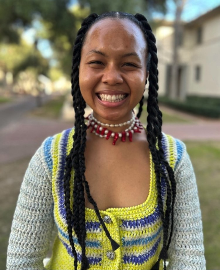 Caltech's tweet image. I&apos;m a TA for a class, &quot;Careers in STEAM,&quot; that introduces students to new ways of combining art and science.

(Students) have options within science to do art—it’s not just ‘academia or bust.&apos;

-Aanica Gonzalez, Caltech undergrad

#SoCaltech 

magazine.caltech.edu/post/socaltech…