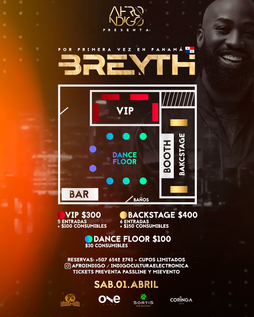 INDIGOPANAMA's tweet photo. ▫️Sábado 1 de Abril▫️
@breyth_  🎛️ El genero del afrohouse y afrotech ha revolucionado mucho en Panamá y escuchar Desde Portugal 🇵🇹, por primera vez en el pais 𝗕𝗥𝗘𝗬𝗧𝗛, Dj y productor, es un experiencia que no te puedes perder. Pronto más info. 𝙎𝙖𝙫𝙚 𝙏𝙝𝙚 𝘿𝙖𝙩𝙚 https://t.co/jhzkd6jPT4