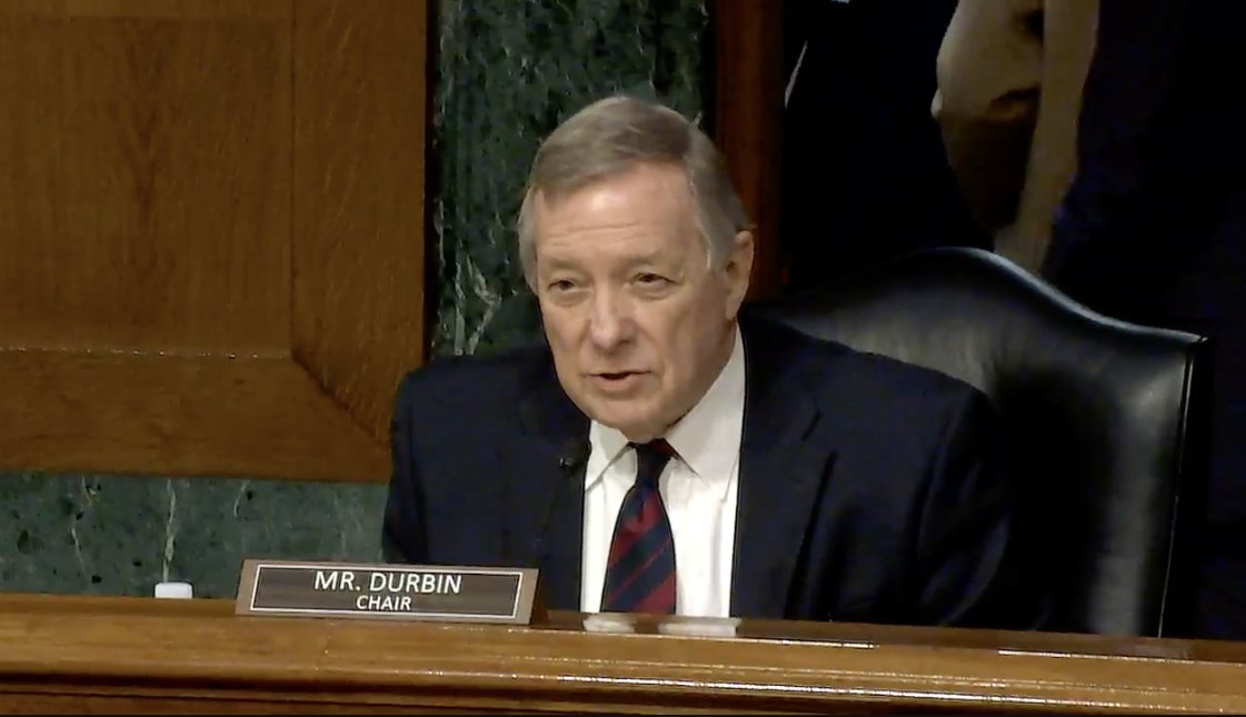 NWPCNational's tweet photo. "This younger generation is shaking their heads at these grey haired politicians who struggle to see if gender equality should be in the US Constitution" - @SenatorDurbin
#ERANow #ERAHearing https://t.co/Wz9SkE4esQ