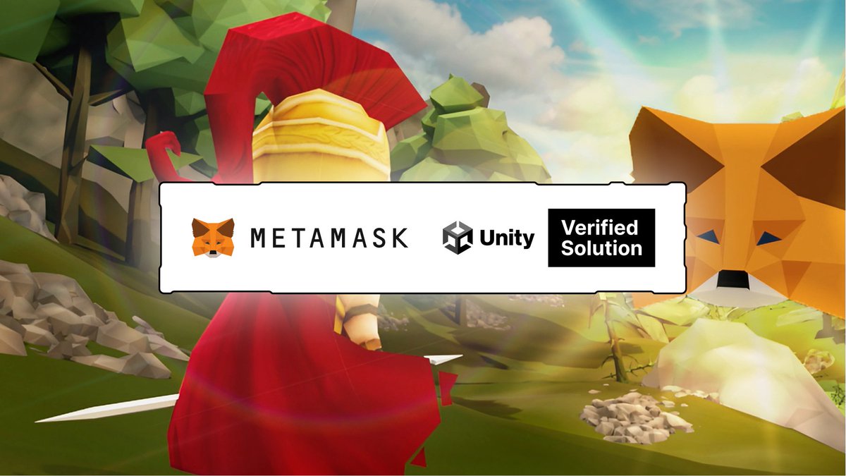 It has come 🎮 

The launch of the MetaMask SDK in the Unity Asset Store will allow devs to connect their games to the 🦊 wallet, enabling users to interact with web3-enabled features within the game itself. Get ready for a whole new level of gameplay! 

🔗assetstore.unity.com/decentralizati…
