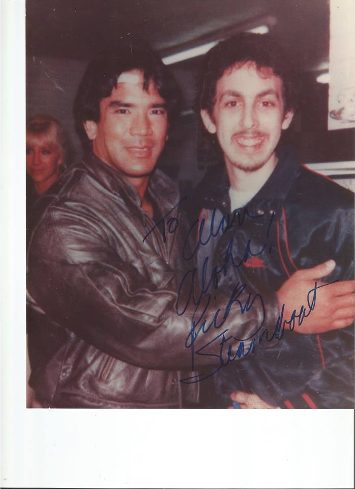 Happy Birthday today to Ricky Steamboat! Throwback pic of us.  