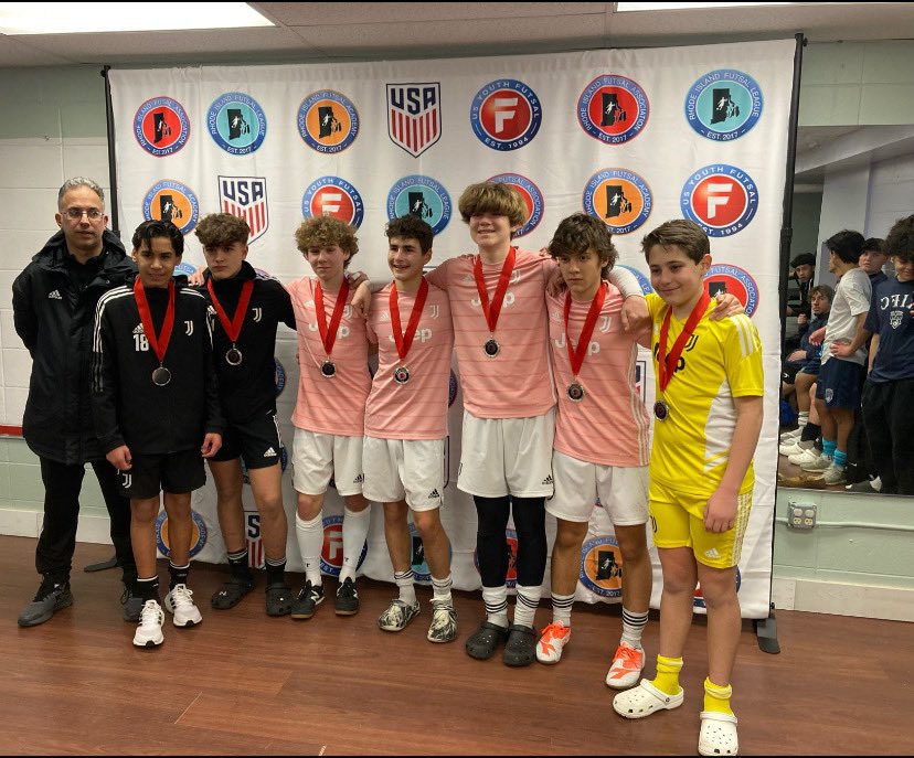 BostonJuventus's tweet photo. 𝐋𝐄𝐓’𝐒 𝐆𝐎 🔥⚽️

Congratulations to the following teams for their excellent performances in the RI Futsal League!

2014 Futsal Boys - 1st Place

2011 South Futsal Boys - 1st place

2008 Futsal Boys - 1st Place

2007 Azzurro Futsal Boys - 2nd Place https://t.co/tuWxPsrVoY