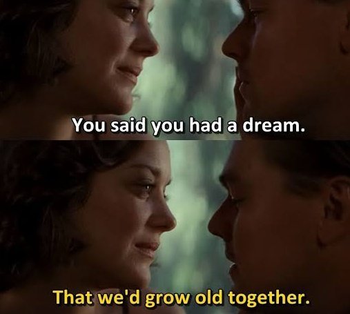"التعلق الشديد ينتهي بالنسيان أو الجنون".
🎞️ Inception