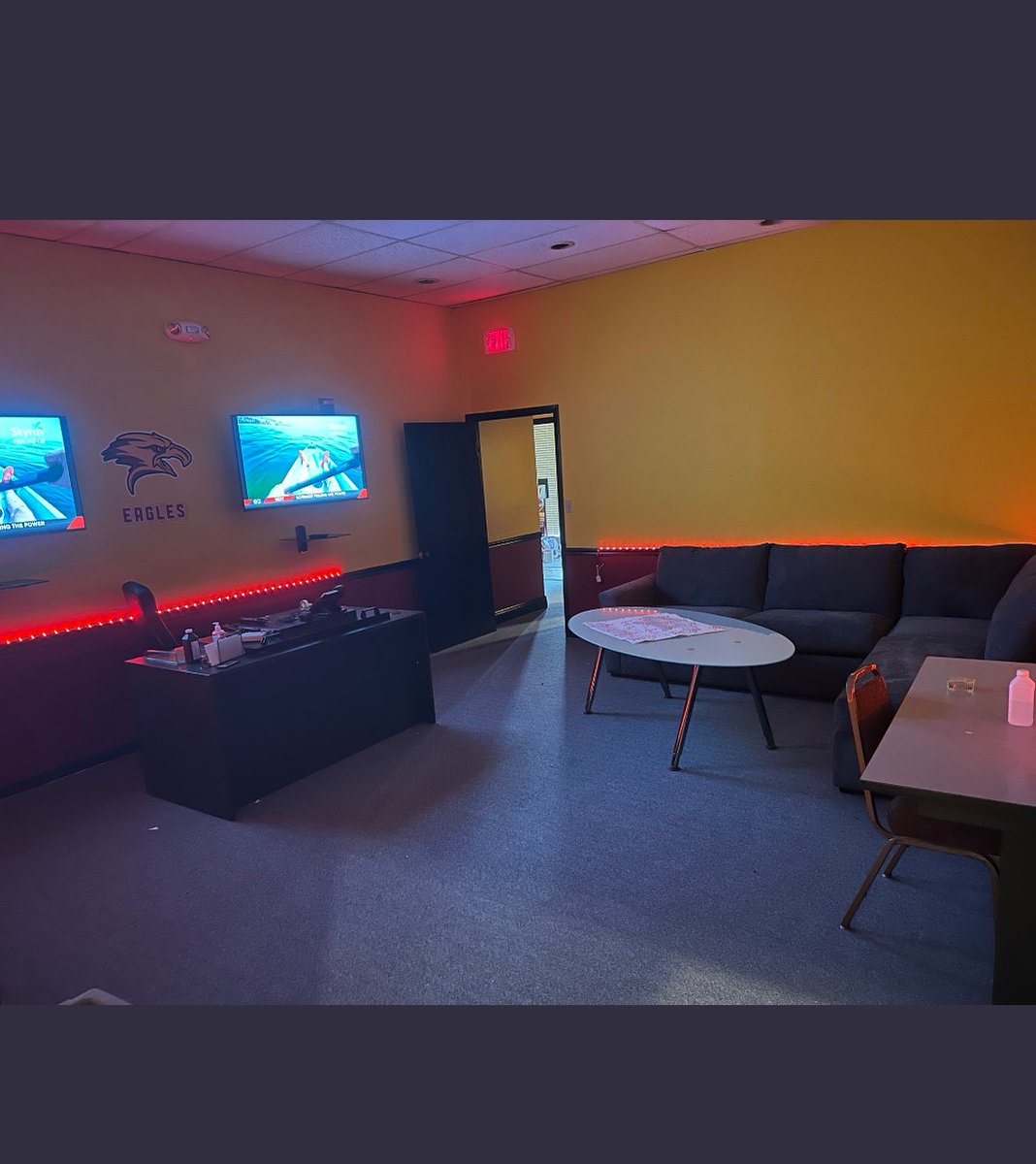 __CoachBJohnson's tweet photo. Game Room 
Lounge Area Renovation

UFTL is building over here https://t.co/N6tsPnpx2w