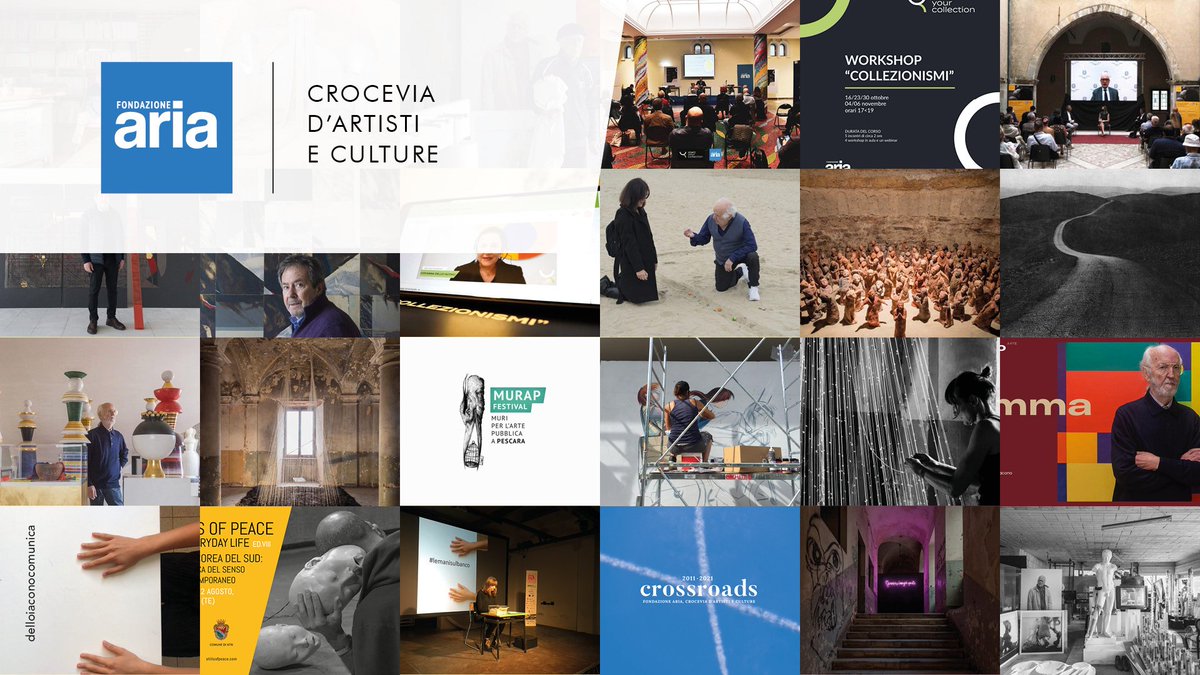 FondazioneAria's tweet image. FONDAZIONE ARIA 2023 - NUOVI PROGETTI DI INCONTRO E BELLEZZA CONDIVISA
Scopri i prossimi appuntamenti dell’attività culturale per un arte a 360 gradi

👉fondazionearia.it/news/ 

#fondazionearia #artistiaria #mainprojects #specchioarte #stillsofpeace #murapfestival