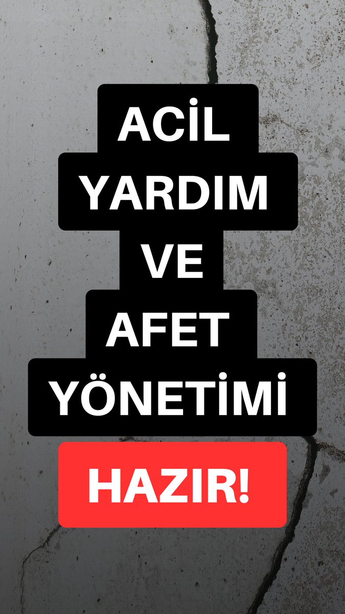 afetyneticisi_5's tweet photo. @ayaymedya @RTErdogan @ikalin1 @mahirunal @BY @suleymansoylu @ismailcatakli @Yunus_Sezer_ @vekilince @umitozdag @umitbeyaz34 @barisatay @dogansenturk Arama kurtarma, ilk yardım, afet öncesi, sırası ve sonrasında neler yapılır bilen. Koordinasyonu sağlayabilen ve afetin her aşamasına hakim olan lisans mezunu ACİL YARDIM VE AFET YÖNETMİ mezunları sahada olmak istiyor.
#ayaylisansiyeriafada 
@suleymansoylu 
@TC_icisleri https://t.co/IR5WT9XxEr