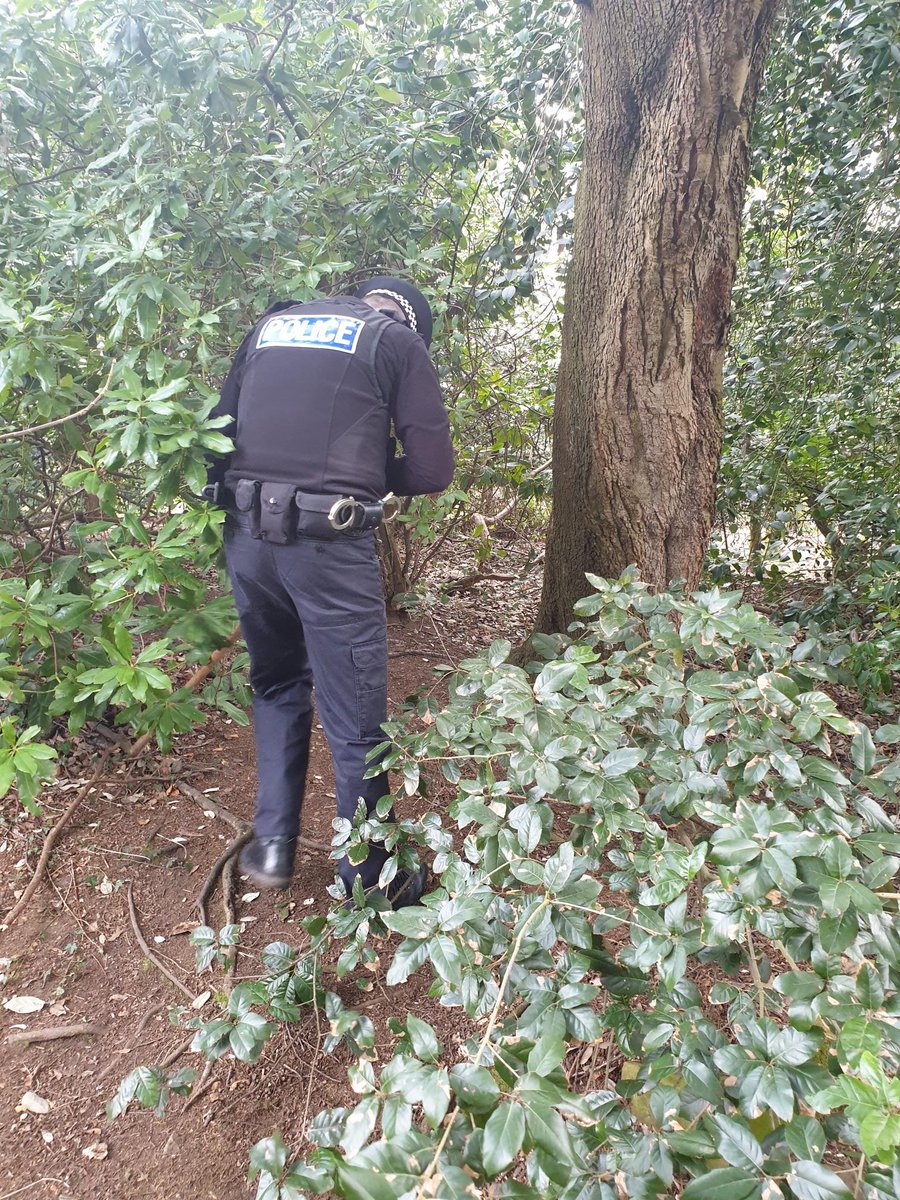 Local Speke Neighbourhood conducted a Line search in Camp hill woods on Monday , 4  cannisters were located and booked into property. #community #woolton