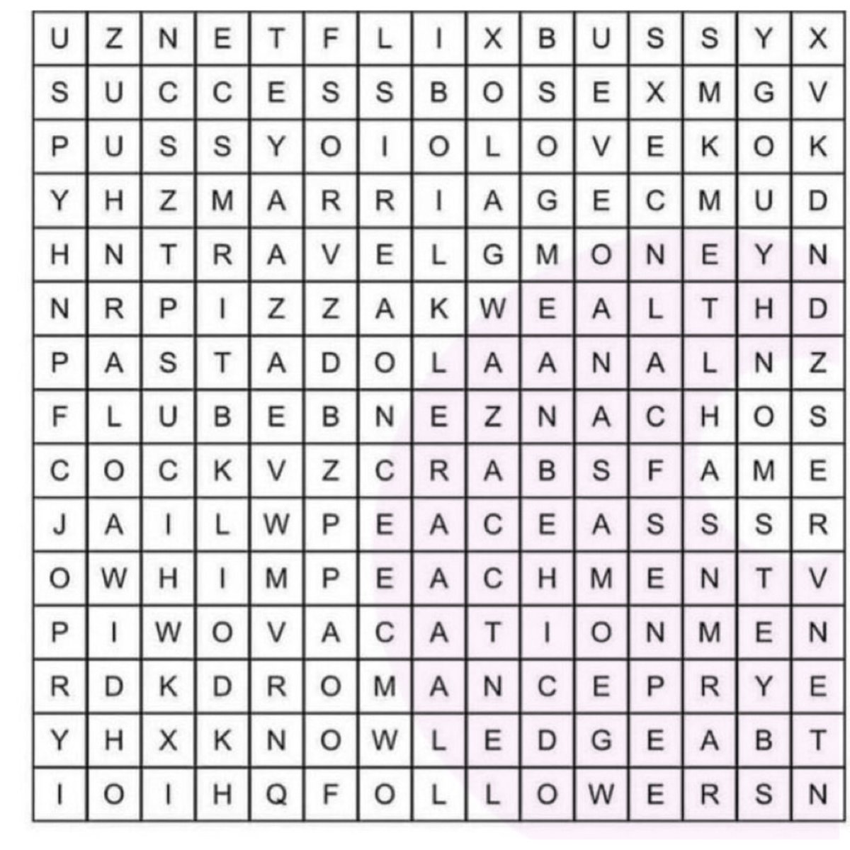What’s the first word you see?