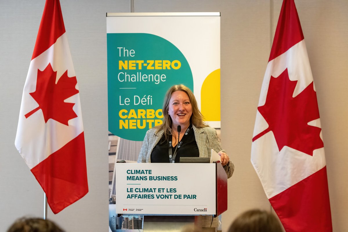 LIVE from #GLOBExCHANGE: Hon. @s_guilbeault  & Hon. @MonaFortier announce new initiatives to reach 🇨🇦's #NetZero commitments, incl. the Environment & Climate Change Canada #NetZeroChallenge & championing #SustainableProcurement to achieve a cleaner, & more prosperous economy.