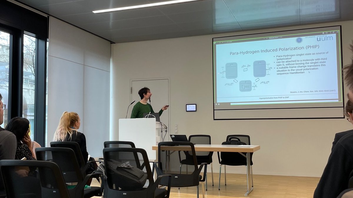 qubit_ulm's tweet photo. Today at the team meeting of the ERC Synergy grant #HyperQ, our group members, Lennart, Martin and Jan presented their theory work on #hyperpolarisation and #MRI โจ
@ERC_Research #quantum https://t.co/6ckXlHuXl9