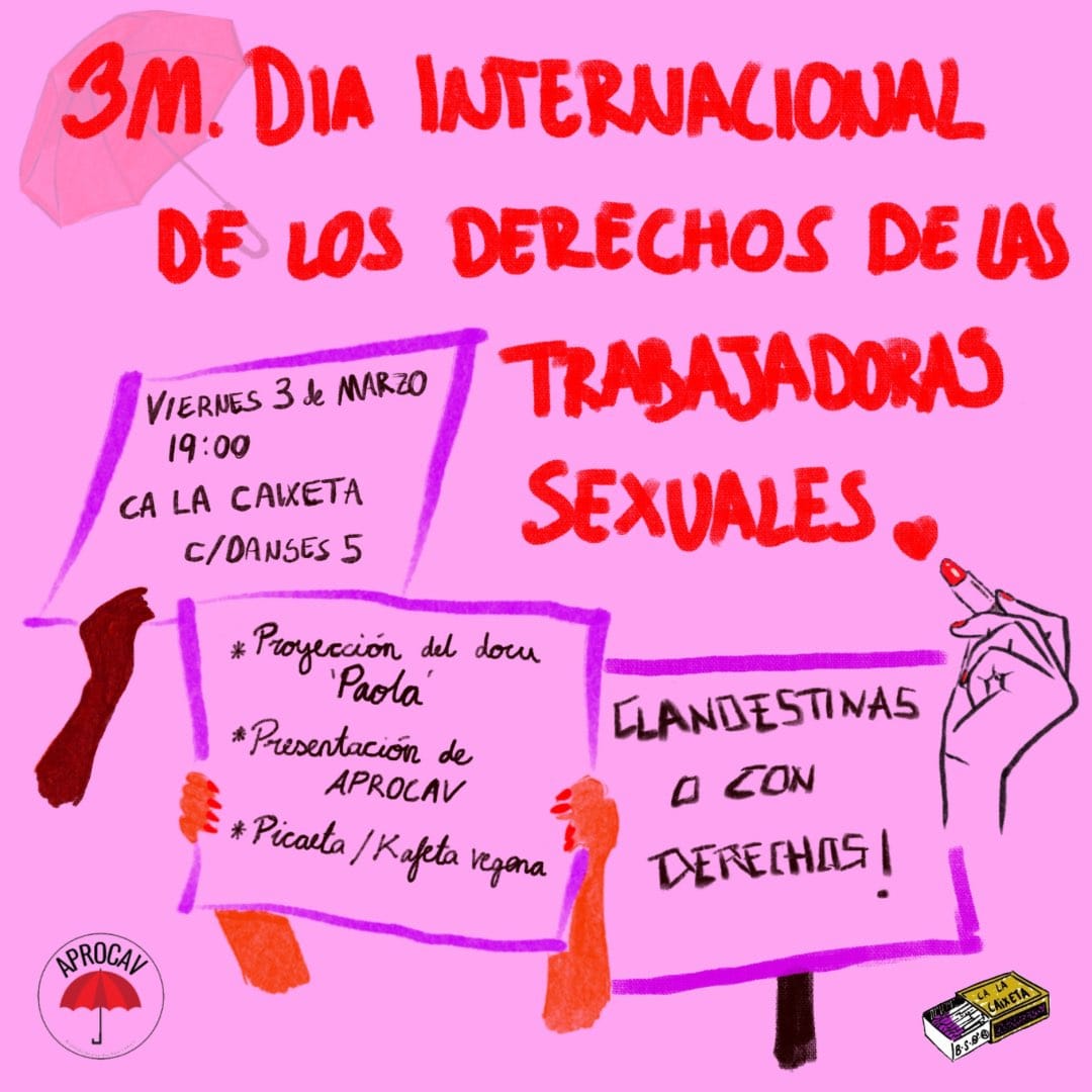 EstaZorraHxC's tweet photo. El viernes organizamos picoteo/tertulia con proyección de @DocumentalPaola y presentación de @aprocav en La Caixeta.

Venid a conocernos y a conocer la lucha proderechos ✊ https://t.co/dqpCwze3QJ