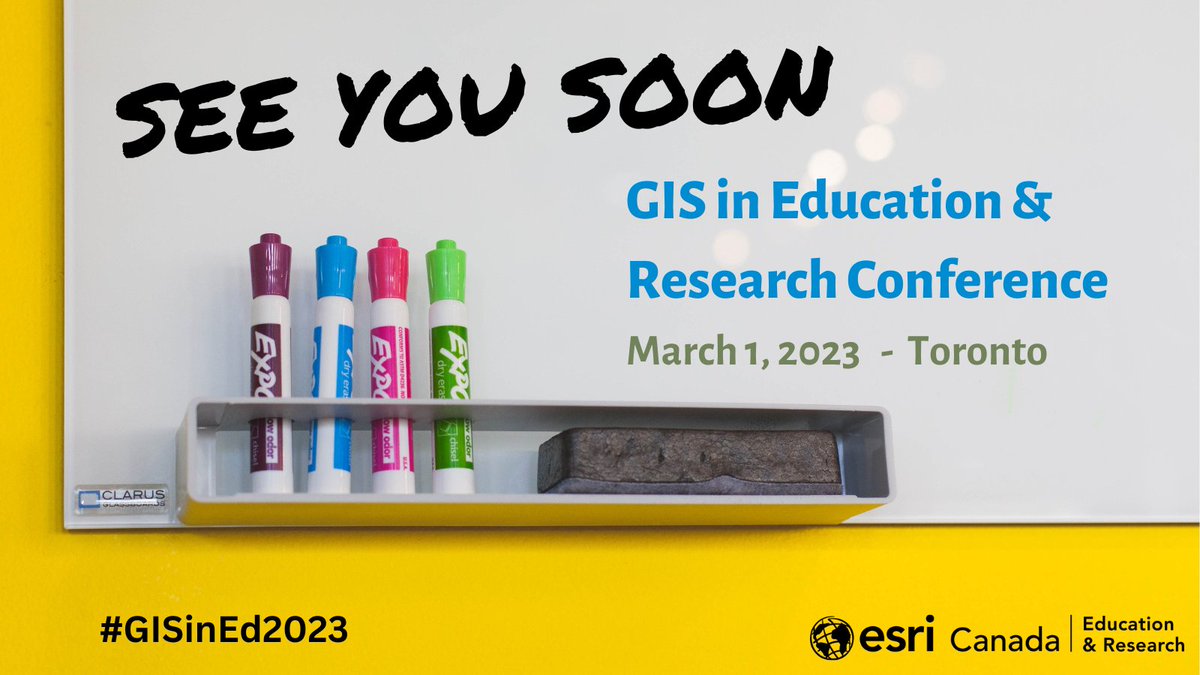 GIS4Teachers's tweet photo. See you tomorrow at Hart House, @UofT!

✅Arrive by 8 for breakfast and welcoming remarks
✅Come prepared for your workshops &amp; sessions
✅Tweet experieces and photo's to #GISinEd2023
✅Meet new colleagues &amp; connect with old friends

Agenda &amp; more here:  https://t.co/LHHNZl2orA https://t.co/1ehPOe81jW