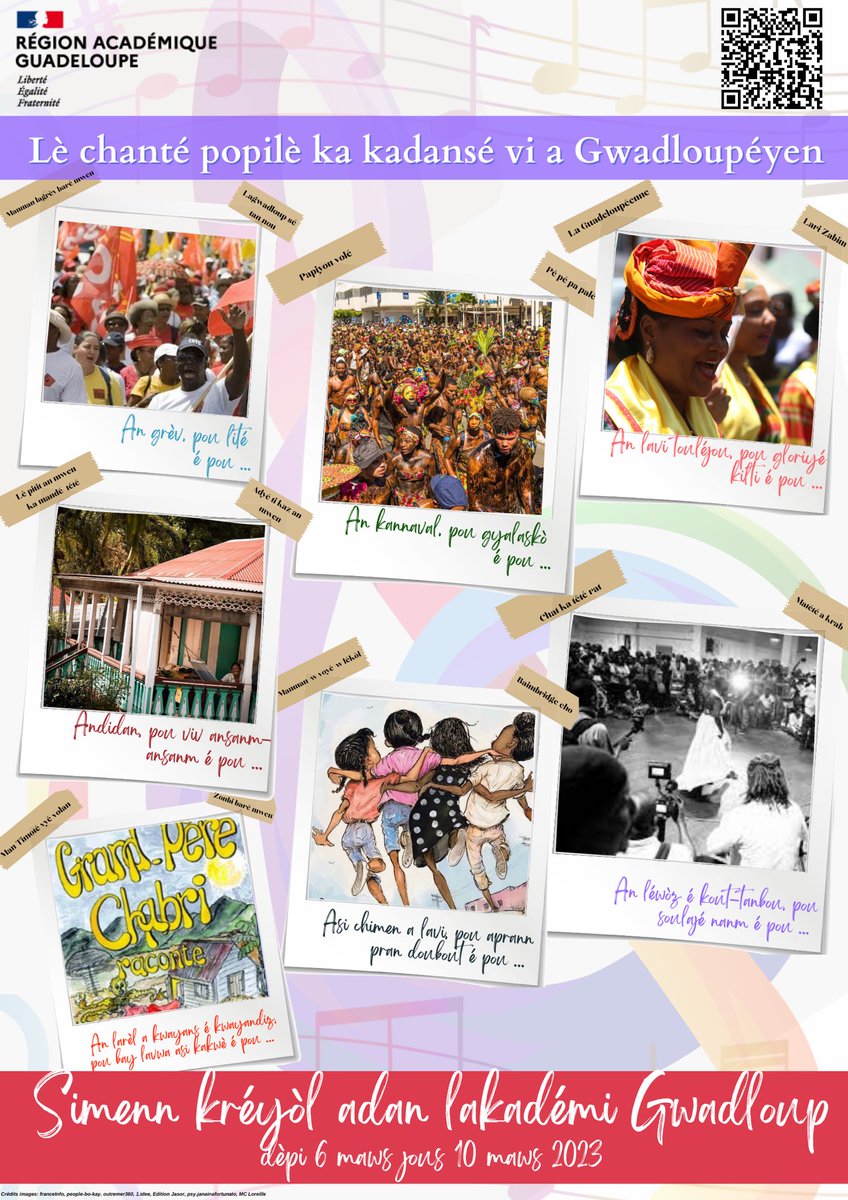 Simenn kréyòl adan lakademi Gwadloup - dèpi 6 maws jous 10 maws 2022 #simennkreyollekol <a href="/AcGuadeloupe/">Académie de la Guadeloupe</a>