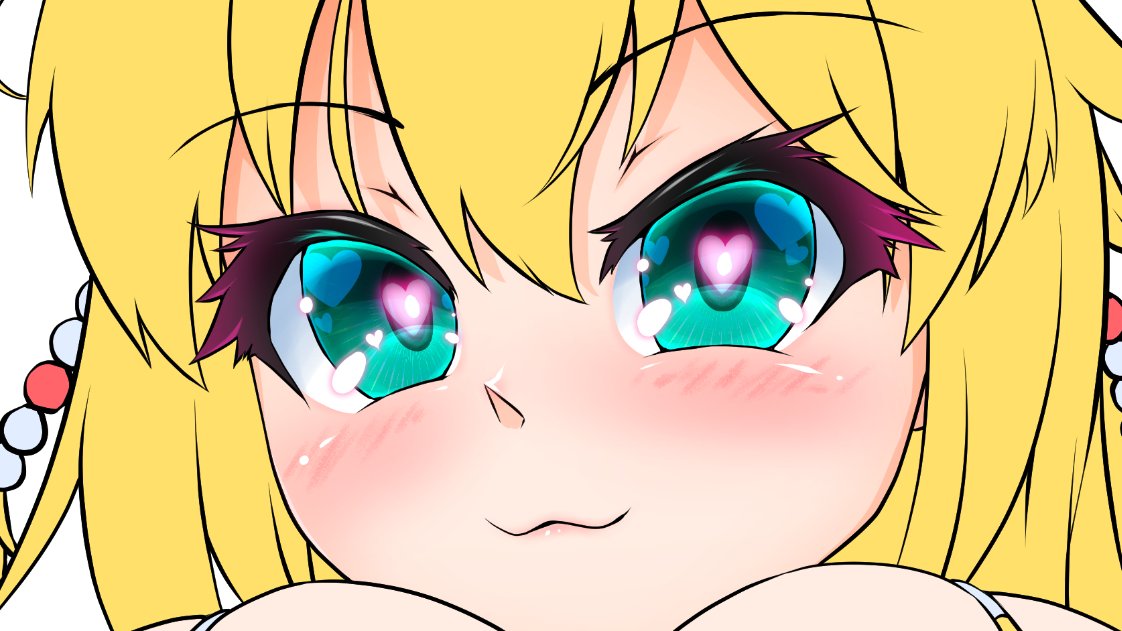 過去一綺麗(当社比)なおめめになったᕙ(*'ω`*)ᕗ 