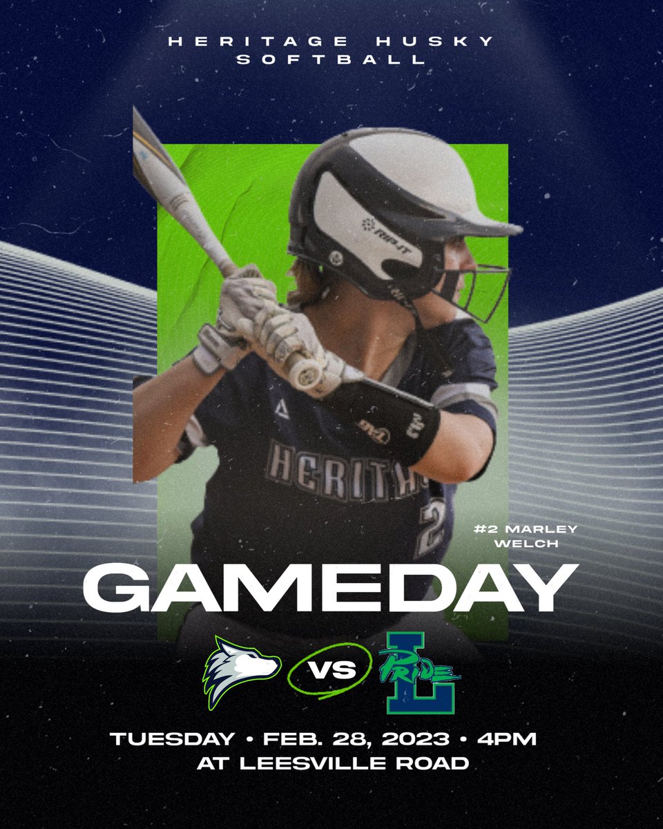 husky_softball's tweet photo. Husky Softball hits the road to take on Leesville in their 2023 season opener!

🥎 Away at Leesville Road
⏰ 4pm
🎟️ https://t.co/2JWnBufz2Q
💻 https://t.co/TcQ0wfpWe4 https://t.co/5TtY8A2Yq6