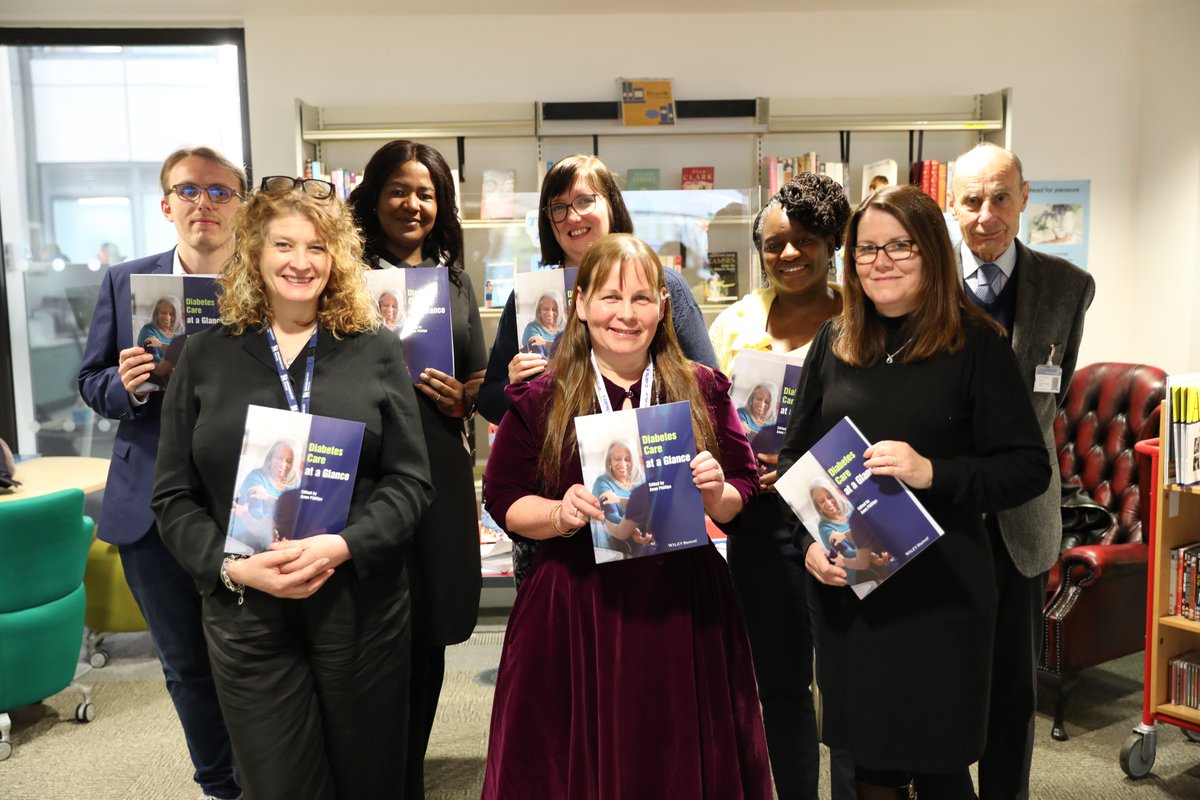 Launched our collaborative Diabetes Care: At a Glance textbook today with many of the chapter authors from UHB Diabetes Team - Royalties to IDF Life for a Child Charity @Darciedot @theresamsmyth @BCUHELS @mchivima @dowasimhanif